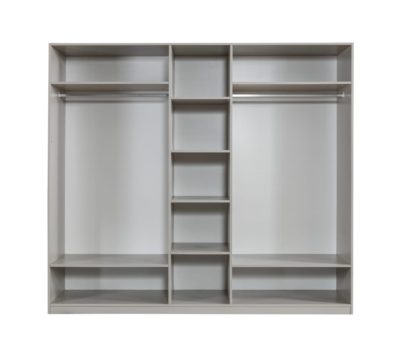 غرفة نوم تركي 180*200 دولاب 6 باب 230*270(8قطع)لون بيج/رأس سريربني